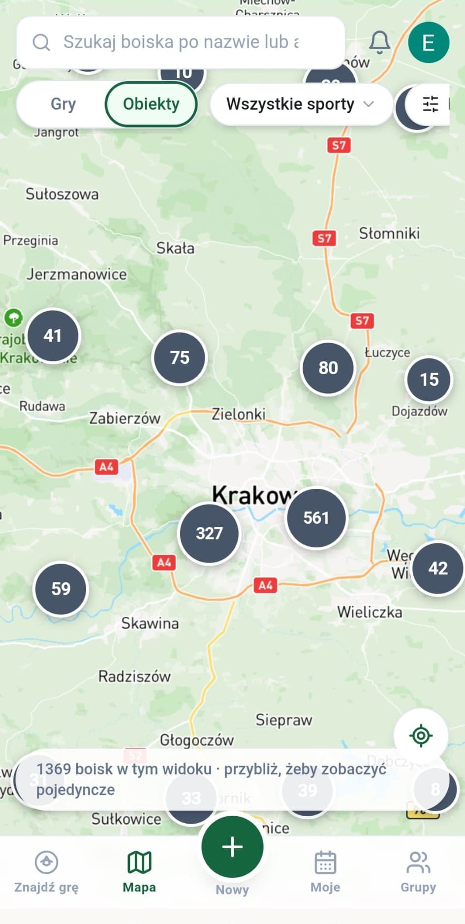 Mapa boisk